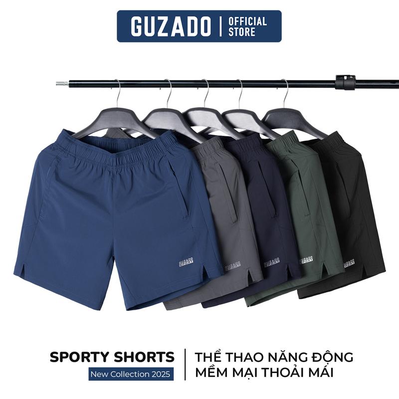 Quần Short Run Gió Nam GUZADO Local Brand Basic GSR11