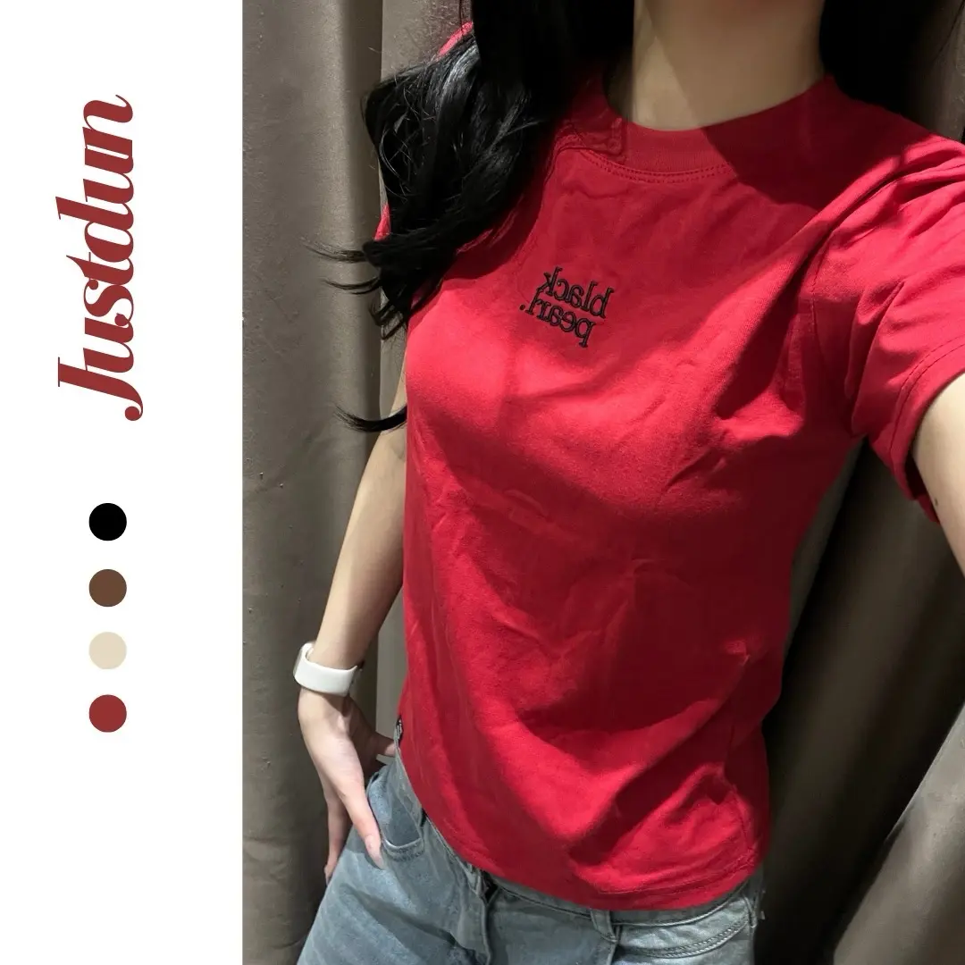 Áo Thun Nữ Baby Tee JUSTDUN B1 – Thêu “BLACK PEARL”, Chất Cotton Mềm Mịn, Co Giãn Nhẹ, Form Gọn Trẻ Trung | BigBuy360 - bigbuy360.vn Áo Thun Nữ Baby Tee JUSTDUN B1 – Thêu “BLACK PEARL”, Chất Cotton Mềm Mịn, Co Giãn Nhẹ, Form Gọn Trẻ Trung | BigBuy360 - bigbuy360.vn