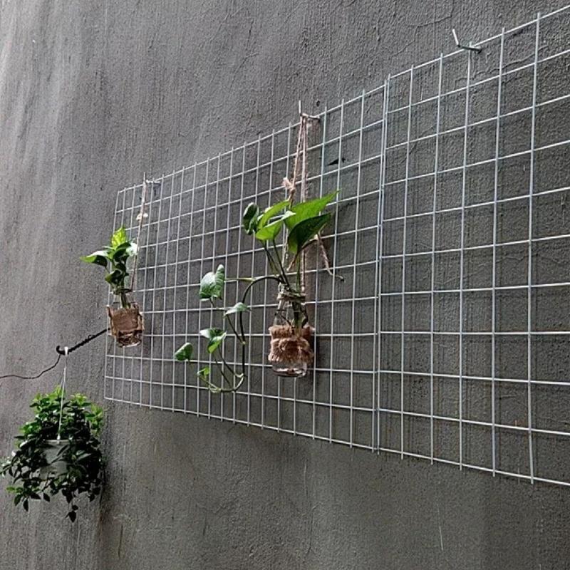 Lưới sắt vuông treo đồ phụ kiện hai màu trắng đen decor treo đồ, bim bim, siêu thị kệ  treo