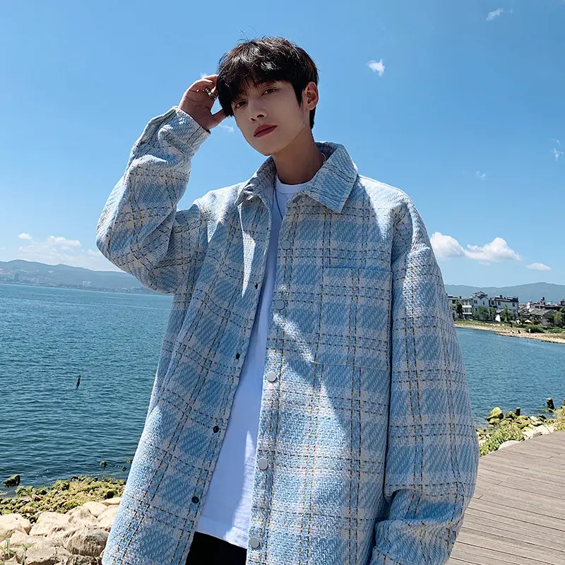 Áo Khoác Mùa Thu Dành Cho Nam Và Nữ Chất Vải Dạ Gấm Menswear Tay Dài Jacket Màu Đen