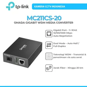 TP-LINK MC211CS-20 OMADA GIGABIT WDM MEDIA CONVERTER