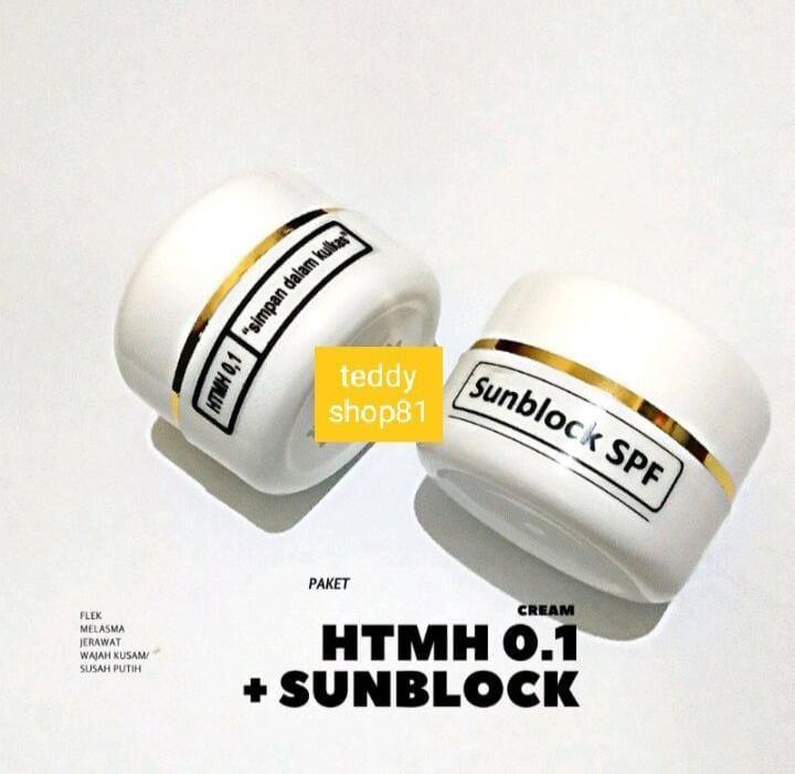 Product Introduction of Paket Cream H*MH 0.1 + Sunblock SPF 50 untuk Memutihkan dan Melindungi Kulit dari Sinar Matahari - Facial, Hitam, Melembutkan 5