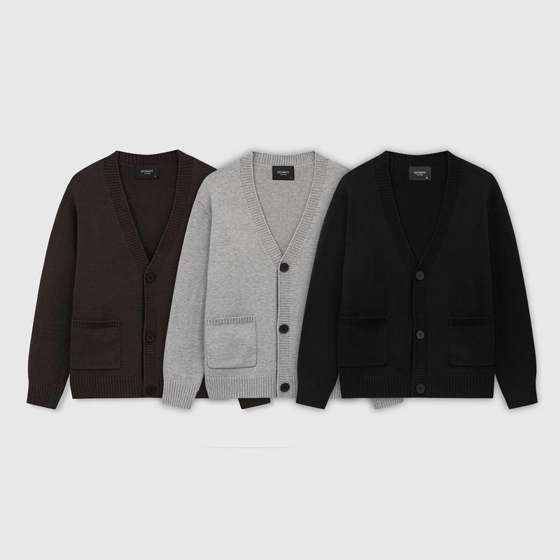 Áo len nam ROWAY Premium | Len Cardigan