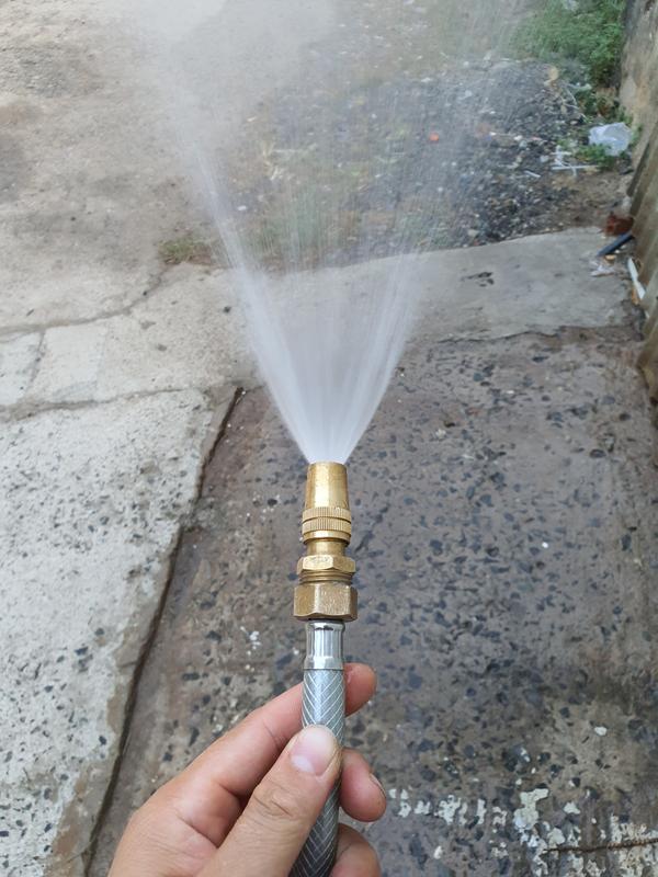 Dây Rửa Xe Gia Đình Bộ Dây Tưới Cây Tại Nhà Đầu Vòi Tăng Áp Ống Màu Xám Phi 14mm 2 Đầu Ren 21mm Kenta Các Độ Dài 5m 8m 10m 15m 20m 2