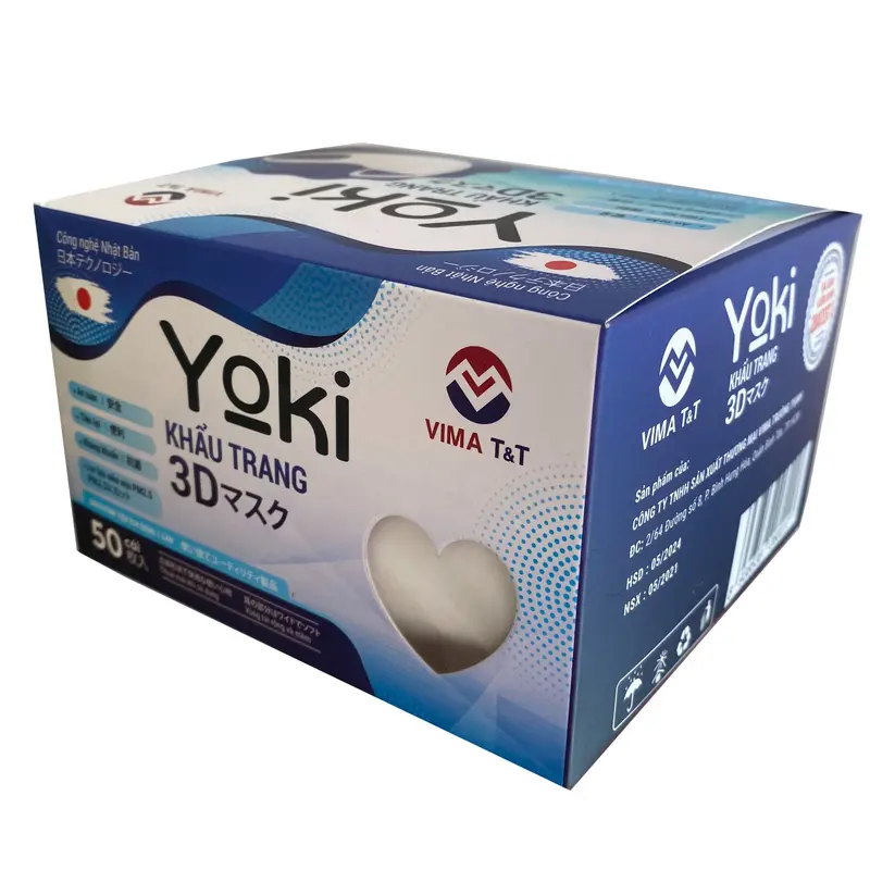 Hộp 50 Cái Khẩu Trang 3D Mask YOKI 0