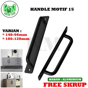 Handel Pintu Sleding Rumah Minimalis Aluminium Tarikan Motif 15 Gagang Pintu Pull Door Modern