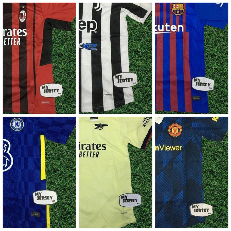OBRAL JERSEY BOLA GRADE ORI MUSIM 2021/2022 Cepat Kering Olahraga 0