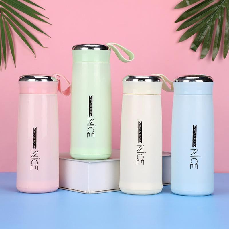 Bình đựnġ Nước NICE Lõi Thủy Tinh Vỏ Nhựa 400ml