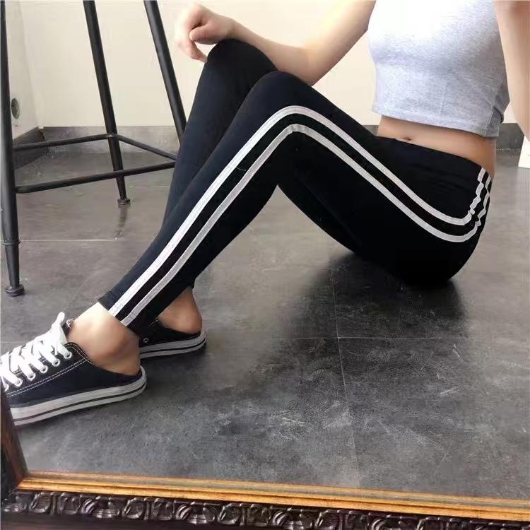 Legging Wanita Populer Baru 2023 Legging Berkualitas Tinggi Celana Pinggang Tinggi Elastis Tinggi Celana Legging Kecil Celana Elastis Pakaian Luar Wanita Ramping Ukuran Besar Longgar 4