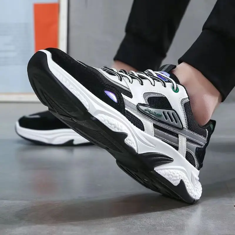PBT SEPATU SNEAKER PRIA IMPORT - KASUAL MEN‘S SPORT  FASHION 2023 "GZ12" (FREE BOX POLOS) Hitam Shoes Casual Running 1