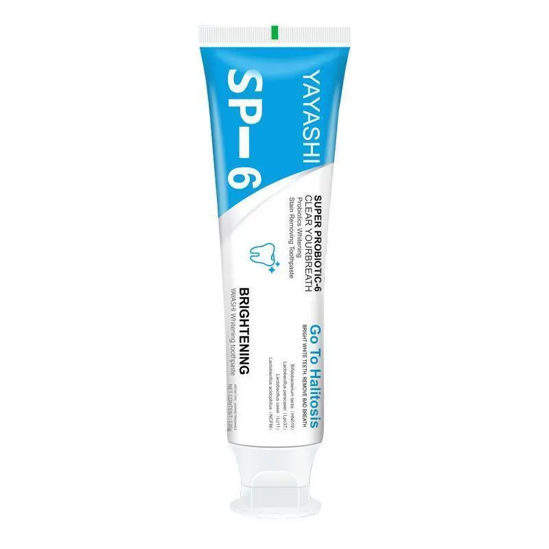 YAYASHI sp-6 probiotite trắng kem đánh răng sạch răng vàng 120g(mua một tặng một miễn phí) 3