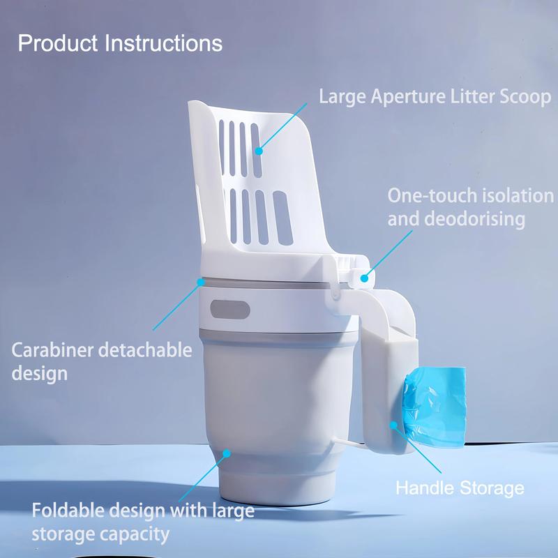 Product Introduction of Cat Litter Scooper Pet Cleaning Tools Cat Shovel Kitten Cleaning Tool Pet Accessories 9