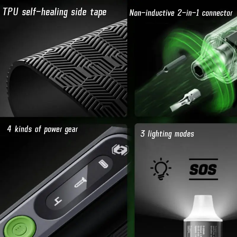 Multifunctional Electric Screwdriver Set, USB Rechargeable Electric Screwdriver Set, Professional Repair Screwdriver Set, Mechanic Essentials 3