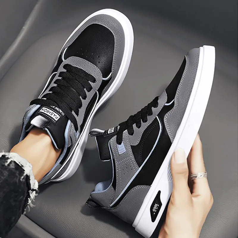 Keeping Sepatu Pria  Sneakers Cowok Dewasa Keren Sepatu Kerja Kuliah Travelling Sepatu Olahraga Sekolah Lari Hitam New Running Shoes Outdoor  KSR116 3
