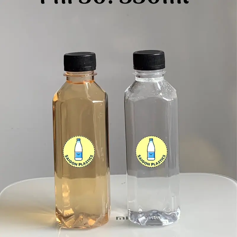 Combo 50 Chai Nhựa Pet 330ml Phi 30 (miệng nhỏ) Đựng Gia Vị ,Đựng Đồ Ăn ,Đựng Thực Phẩm trà 4