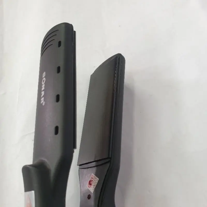 Catokan Rambut HMN21 Mini Catok Sonar Curly Putih Sisir 3