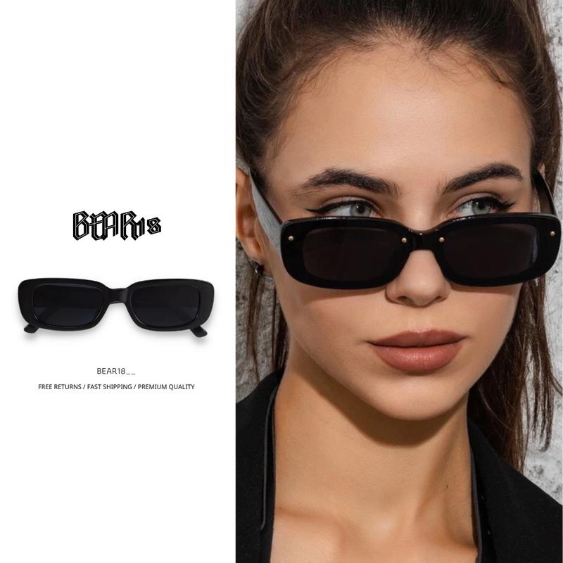 Kính mắt thời trang y2k hot trend màu đen, kính râm gọng trò - TikTok ...