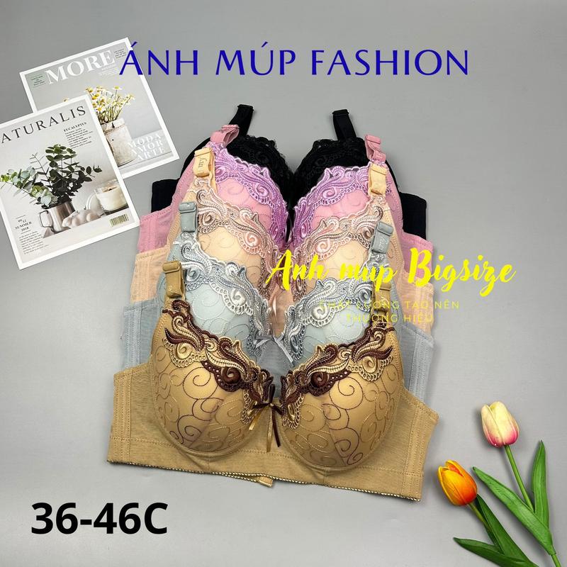 [C777] Áo lót ren Bigsize cup C,có gọng ,mút mỏng 0,3cm,định hình ,ôm nâng vòng 1 to xa trễ