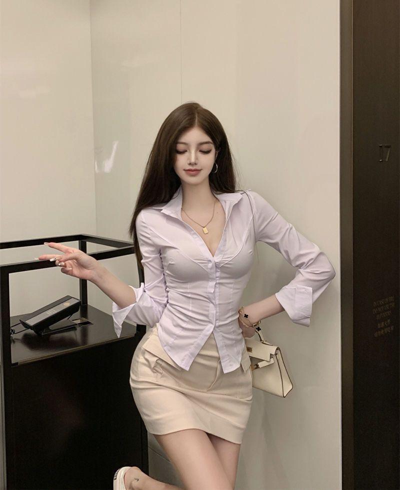 Product Introduction of Đồng Phục JK, Phong Cách Dễ Thương Và Gợi Cảm, Áo Sơ Mi Dài Tay, Ôm Sát Eo, Dành Cho Nữ, Thiết Kế Đẹp, Áo Sang Trọng, Thích Hợp Cho Cô Gái Nóng Bỏng Độc Đáo Và Chị Em Cao Cấp 13