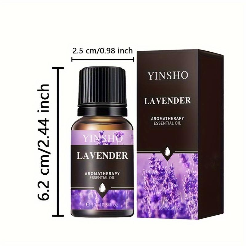 Product Introduction of Yinsho Aromatherapy Essential Oil Kit-0.34 Oz Pure Rose, Lavender, Jasmine Flower, and 0.34 Oz Natural Spring Rose Mint Mixture, Suitable for Massage, Skin Care, Relaxation-Body, Face, Hair, Eyelash Care Body Care Comfort Cosmetic 6