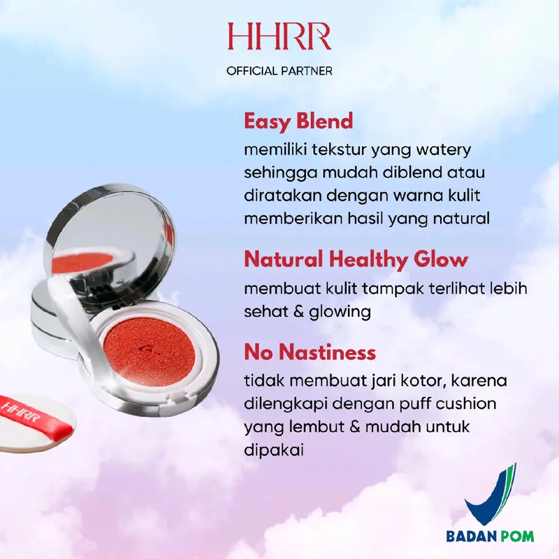 HHRR Lust Flust - Cushion Blush / Blush On (Cherry Red) 1