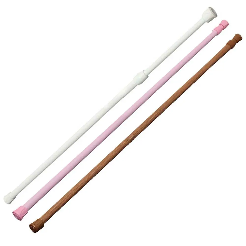 [toflytsay]Telescopic Tension Extendable Curtain Window Shower Hanger Closet Hanging Rod