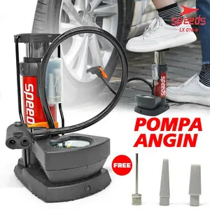 SPEEDS Pompa Angin Mini Foot Pump Portable High Pressure Serbaguna 016-6
