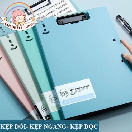 Bìa File Bảng Kẹp Tài Liệu Văn Phòng Cao Cấp Kẹp A4 A5 Kẹp Đôi Kẹp Đứng Kẹp Ngang-Bìa Trình Ký