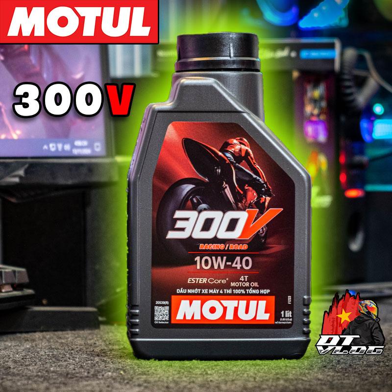  Dầu Nhớt Motul 300V 10W-40 Factory Line - Road Racing - Công nghệ ESTER Core Cao Cấp 
