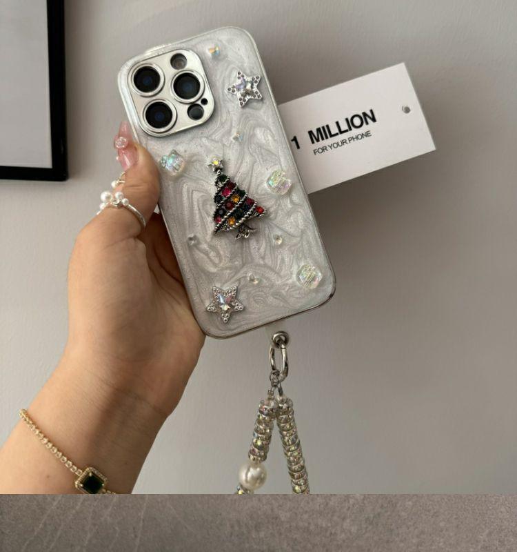 Product Introduction of Ốp Điện Thoại Hình Cây Thông Noel, Thiết Kế XINGX Ba Chiều, Thích Hợp Cho iPhone 16, Apple 15promax, 14pro Mới, 13 Nữ, 12pro, 11promax, Ốp Bảo Vệ 8