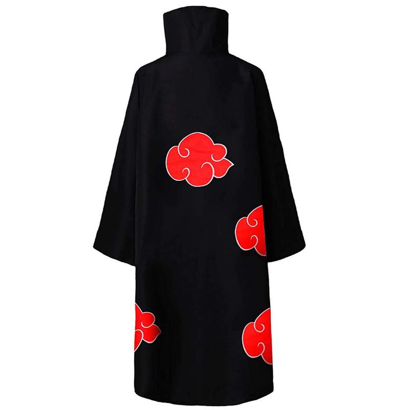 Áo khoác Akatsuki - Cosplay Uchiha Itachi trong Naruto kèm băng đeo trán nhẫn và vòng cổ hóa trang cho trẻ em, người lớn 4
