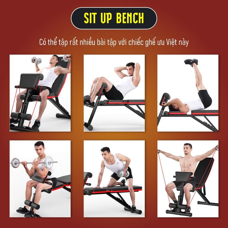 Product Introduction of (All MODEL)BG-Ghế Tạp Tạ ,Tập Bụng Đa Năng Cao Cấp (Đọc kỹ nội dung mô tả sản phẩm) Gym Tập Gym ghế  tập  tạ 13