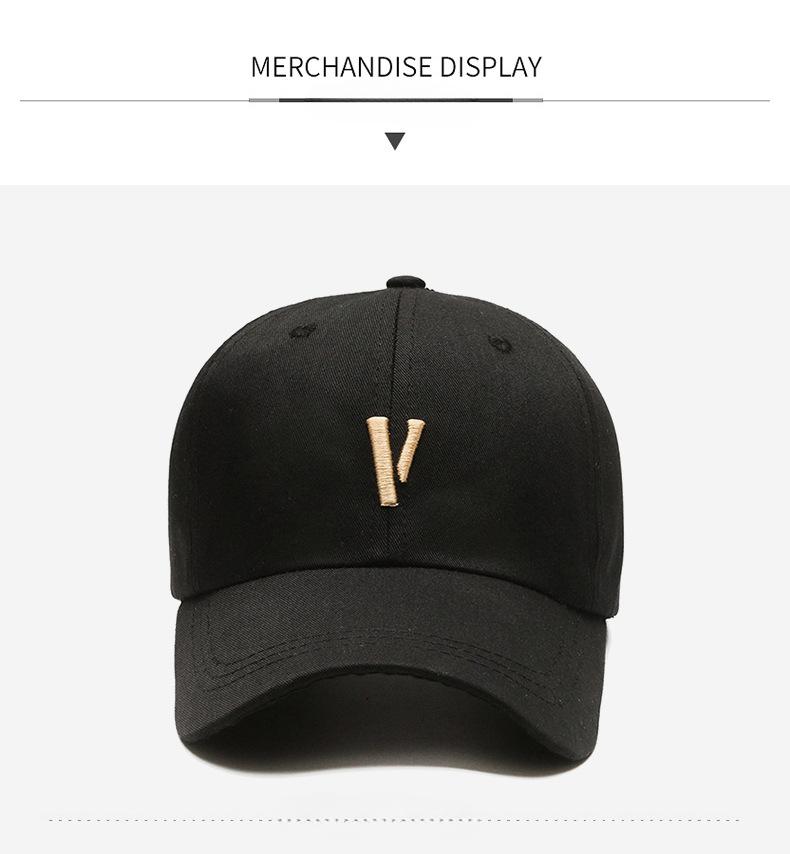 Product Introduction of Spring and Summer Hats Men's Korean Baseball Caps Ins Street Face Little Women's Sunshade Sunscreen Peaked Caps 10