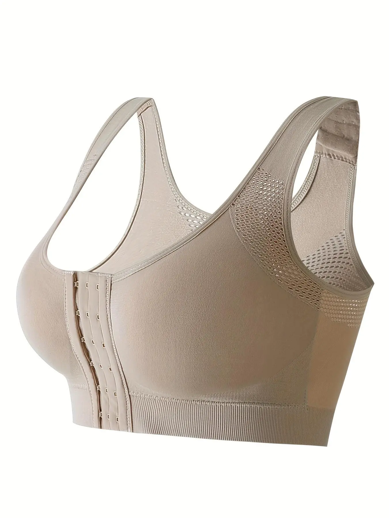 Galentine Day Breathable Adjustable Wireless Minimalist Bra, Comfortable Breathable Skin Friendly Solid Basic Lingerie Top For Everyday Galentines Night Wear