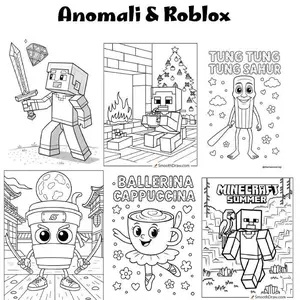 Kertas Mewarnai 25 dan 50 Lembar Ukuran A5 Anak