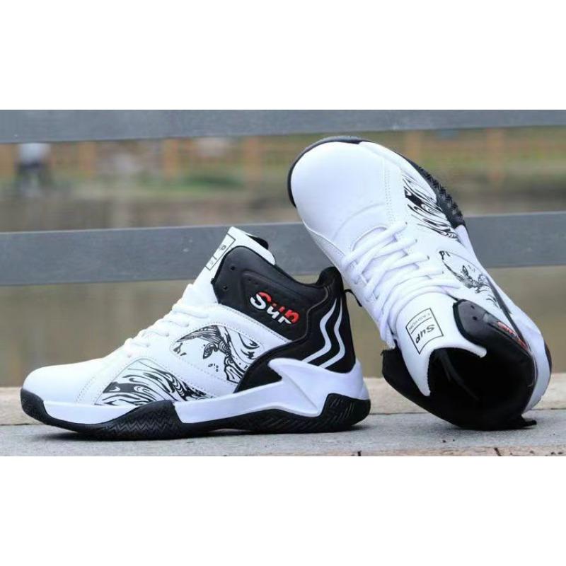 Product Introduction of Kasut Sniker Bertingkat Tinggi, Untuk Lelaki, Jenis 2024, Gaya China-Chic dan Jalan Cool, Kasut Bola Keranjang, Baju Tengah, Anti-gelincir, Tapak Tebal, Sesuai untuk Lelaki Outdoor Shoes 9