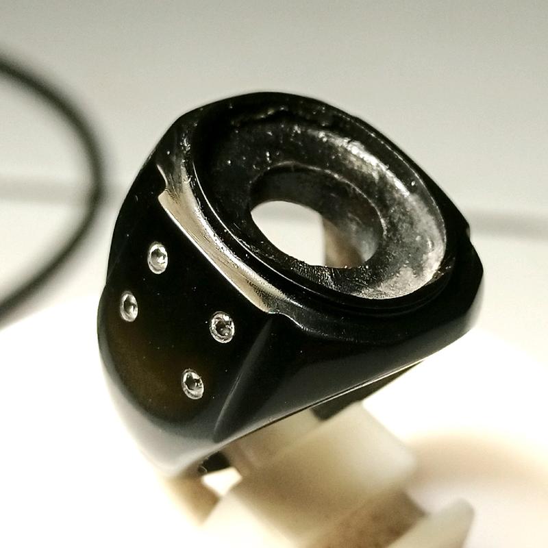 Ring Tanduk Kerbau Body Zircom Batu Oval 1