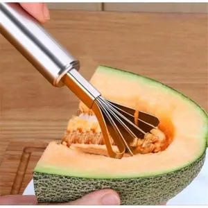 ALAT PENGEROK SERUTAN PARUTAN KEROKAN BUAH BLEWAH KELAPA MELON STAINLESS STEELS AKSESORIS PERALATAN PERLENGKAPAN DAPUR KITCHEN PEMBERSIH PENGERUK KERUK FRUIT SISIK IKAN INSTANT PRAKTIS MURAH BAGUS TERLARIS TERMURAH