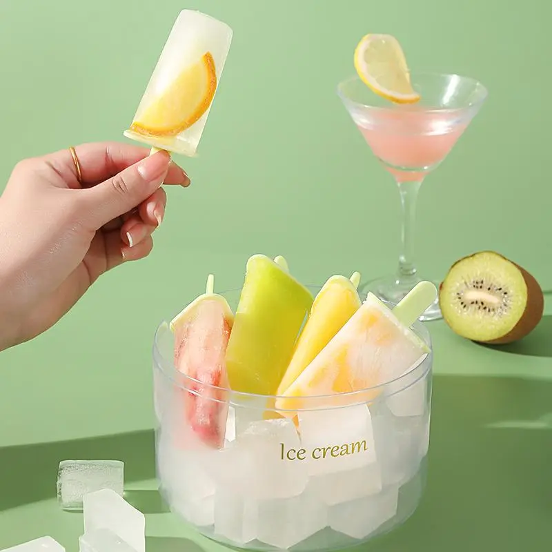 8-grid Ice Cream Mold, 1 Count Ice Cream Maker, Ice Cream Making Tool, Kitchen Utensils & Gadgets, Household Kitchen Products 3