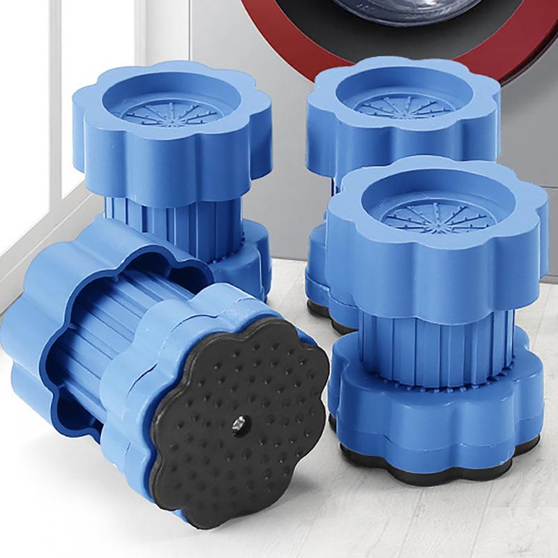 Bộ 4 Kê chân cao su lót chống rung Living C, giảm tiếng ồn, có thể điều chỉnh độ cao cho máy giặt