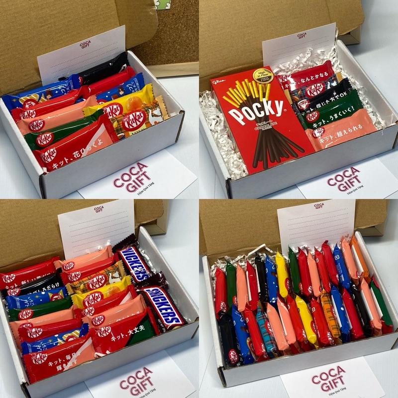    Kèm Thiệp HỘP QUÀ SOCOLA KITKAT NHẬT NHIỀU VỊ Dành Tặng Các Dịp Lễ Valentine,1 6,Noel,Sinh Nhật 