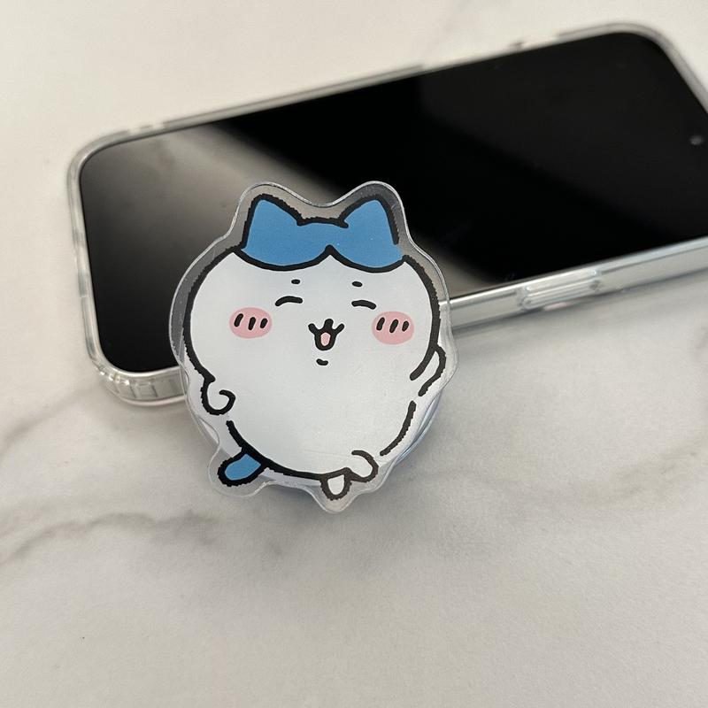 Product Introduction of Japanese Cartoon Chiikawa Magnetic Suction Bracket Cute Giikawa Lazy Bracket opposite Sex Epoxy Airbag Bracket 3