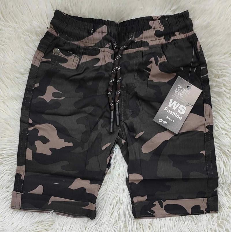 Product Introduction of Camouflage Shorts for Kids Boys, Soft and Breathable Material, Sizes 4-12 Years Old 4
