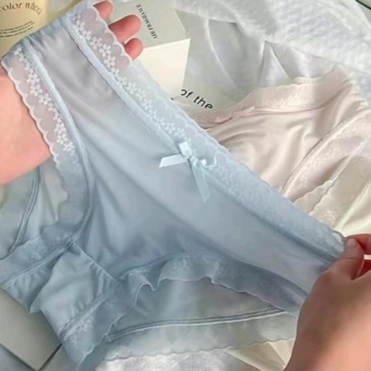 Mua 10 tặng 02 quần mua 5 tặng 01 quần lót su ren tàng hình xinh xắn dễ thương mềm mại co giãn tốt su ren hoa nhí Nhung Nữ Voi