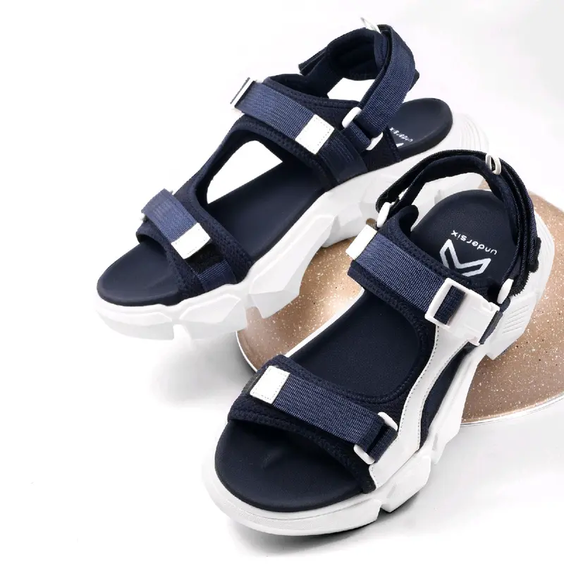 UNDERSIX - Luna179 Hak 4cm Sandal Gunung Wanita Sandal Hiking Cewe Sandal Kasual Cewe Sandal Sandal Sandal Tren wanita 7