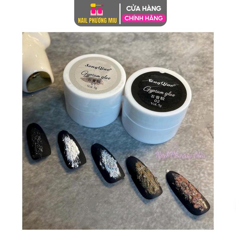  Gel Xi Măng Trắng Đen Trang Trí Móng Chất Gel Đặc Sệt Hiệu Ứng Sần Làm Nail Tạo Hình Độc Đáo Vẽ Hoa Họa Tiết gelnoi  3d Sơn Gel 
