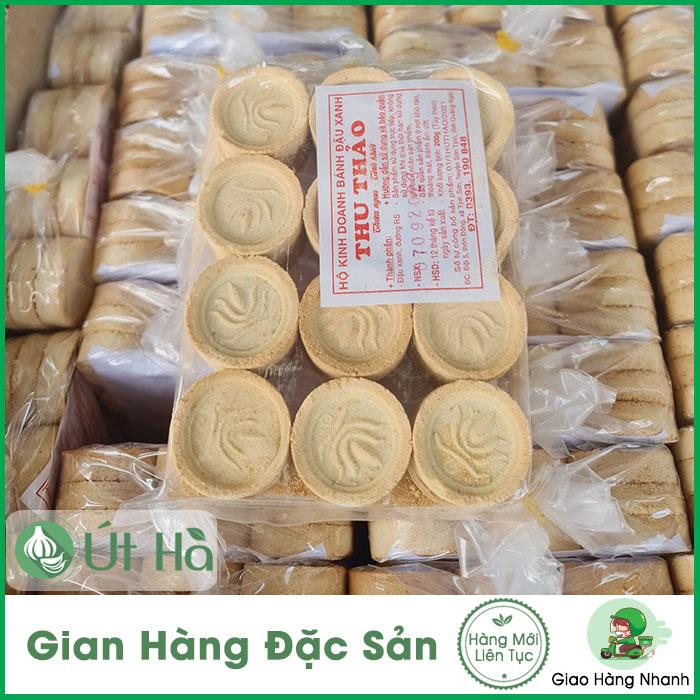 Bánh Đậu Xanh Tròn Quảng Ngãi Bịch 36 Cái Nguyên Liệu Tự Nhiên Truyền Thống Giữ Nguyên Hương Vị