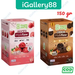 Mom Uung Cookie Mylkflow ASI Booster / Rich Belgian Chocolate / Korean Redvelvet Strawberry / Cookie Sehat & Yummy Mom Uung Cookie Mylkflow ASI Booster / Rich Belgian Chocolate / Korean Redvelvet Strawberry / Cookie Sehat & Yummy