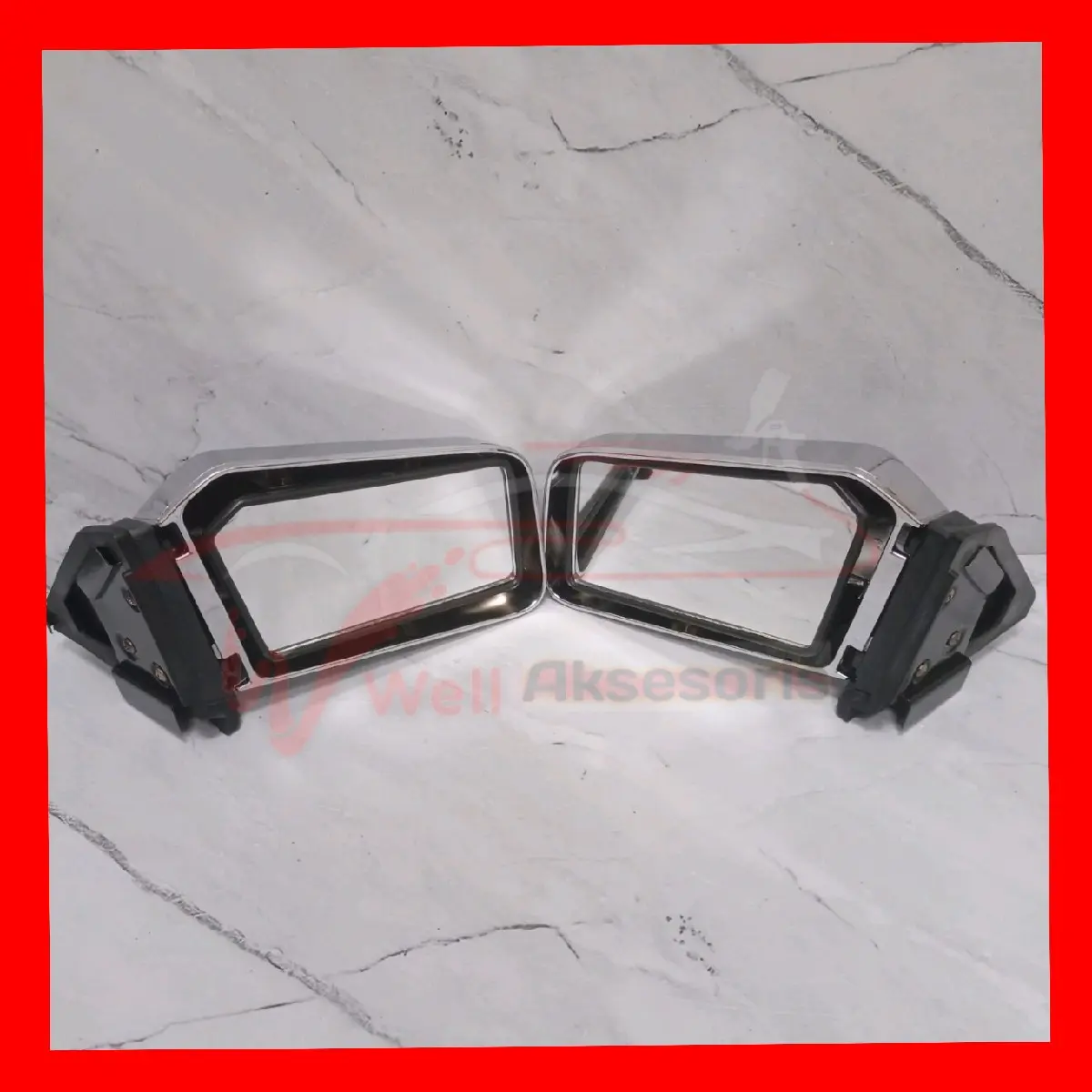 SPION MOBIL UNIVERSAL RED ZONE CHROME CAR
