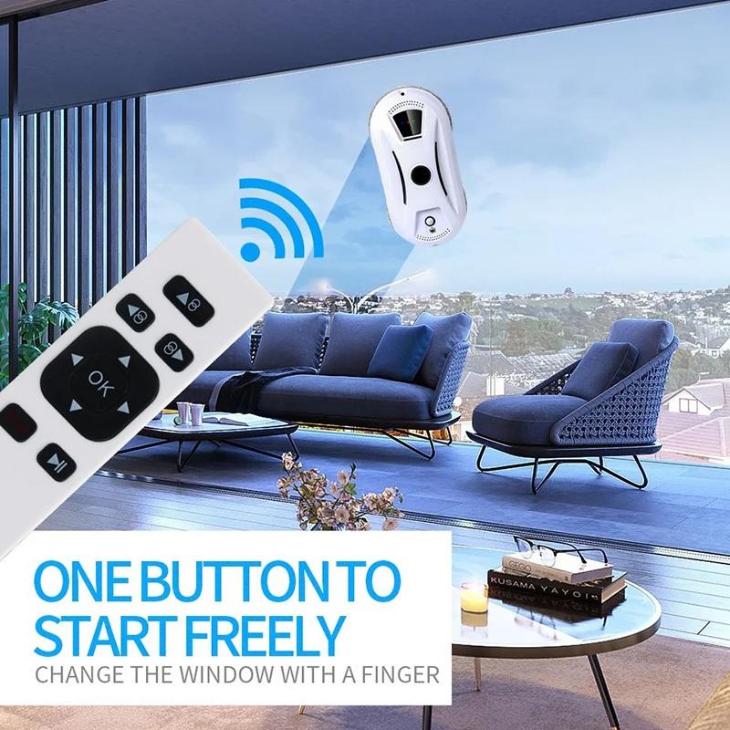 8600PA Electric window cleaner robot Automatic Glass Cleaning Machine Remote Window Cleaning Robot Intelligent Water Spray Window Cleaner 3